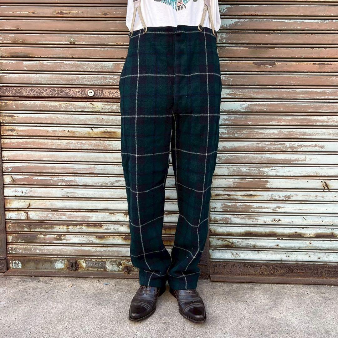 美品 60s スコットランド軍 実物 セレモニーパンツ イギリス軍 ウールパンツ