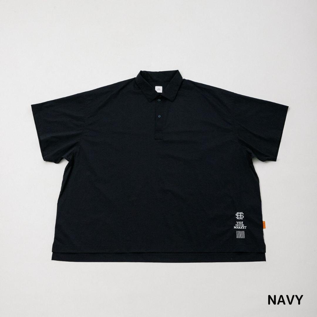 トップス YGM SEE SEE S.F.C BIG NYLON POLO NAVY