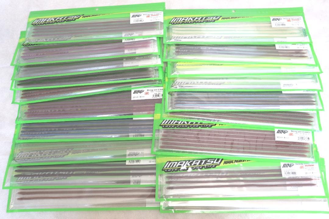 新品 imakatsu イマカツ　スキニーイールクローラー エラストマー 19本