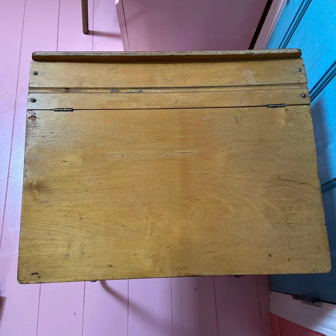 アンティーク　スクールデスク