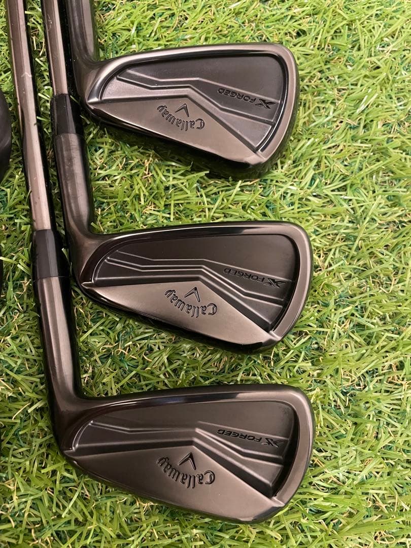 限定　Callaway X FORGED BLACK アイアンセット　6本　②