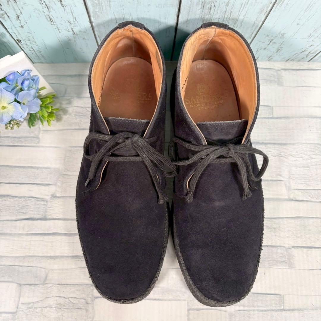 『SANDERS』サンダース(26cm)チャッカブーツ GB7 英国製 スエード