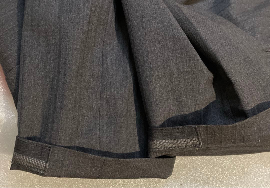 PSFA グレーシャドーストライプ 3ピーススーツセットアップ