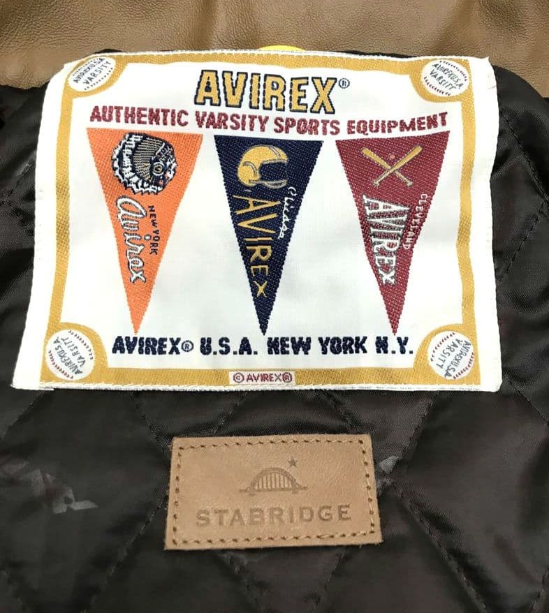 STABRIDGE×AVIREX　バーシティジャケット　69250109M03M