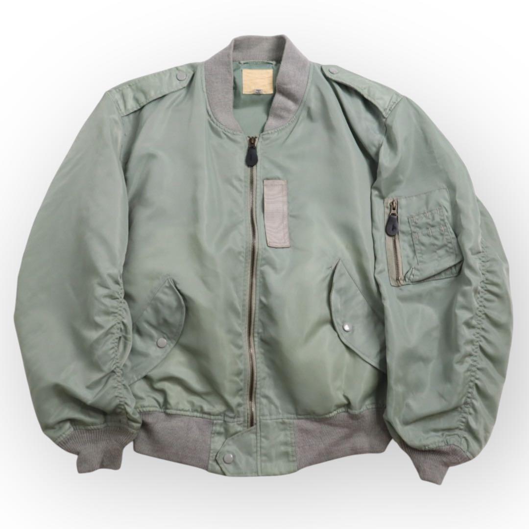 Vintage type l2b 短丈 フライトジャケット ma1 グレー