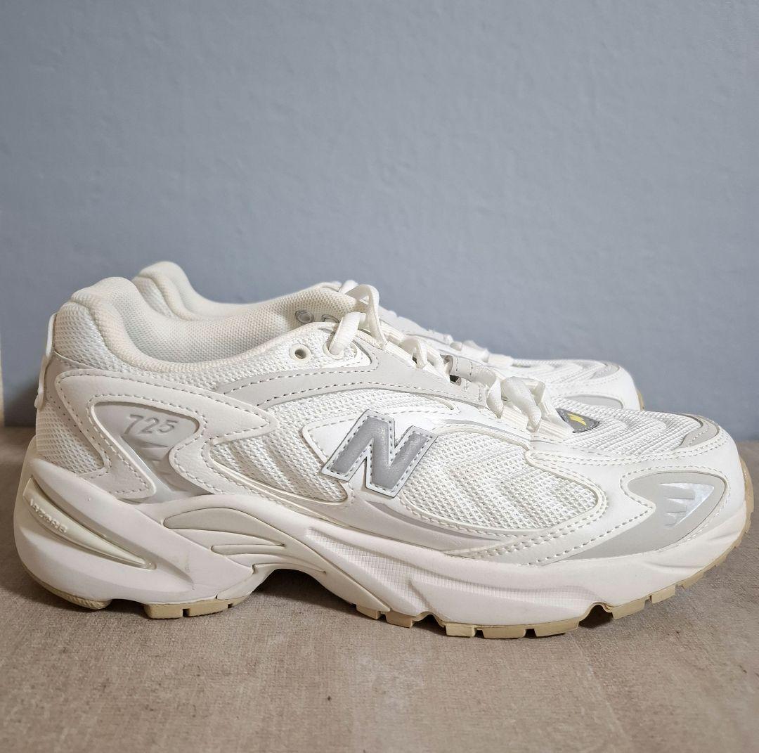 【未使用級】NewBalance ML725AF 25cm ホワイト/イエロー