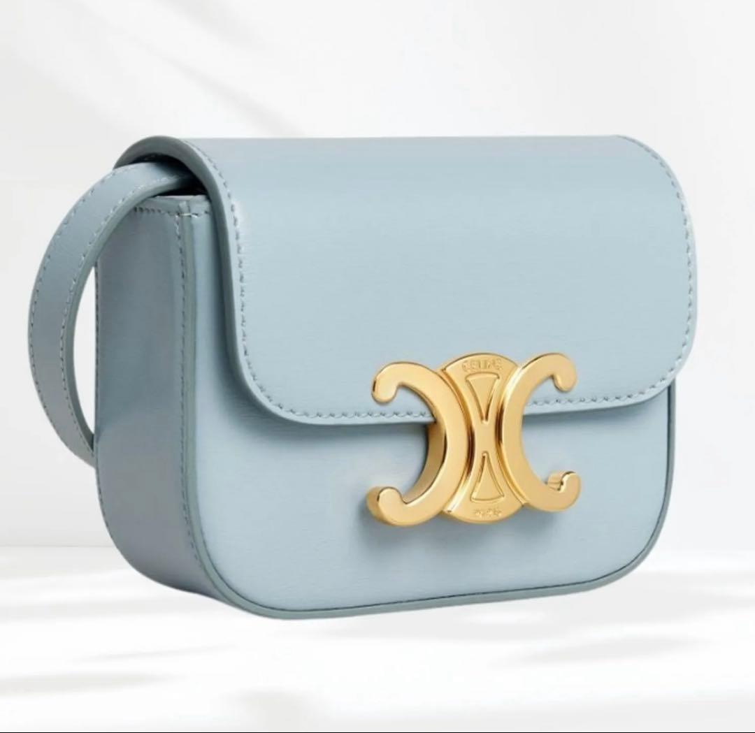 CELINE ミニ クロード カーフスキン ショルダーバッグ