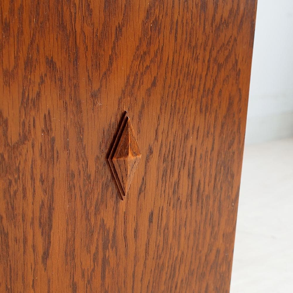 三越家具 ブルージュ オーク材 ダストボックス ゴミ箱 ZR24101