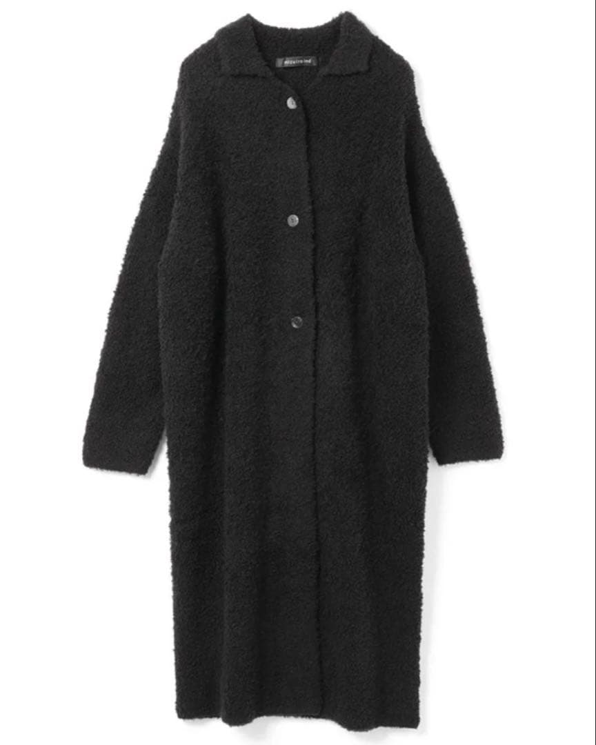 24AW mizuiro ind ミズイロインド ループヤーンロングカーディガン