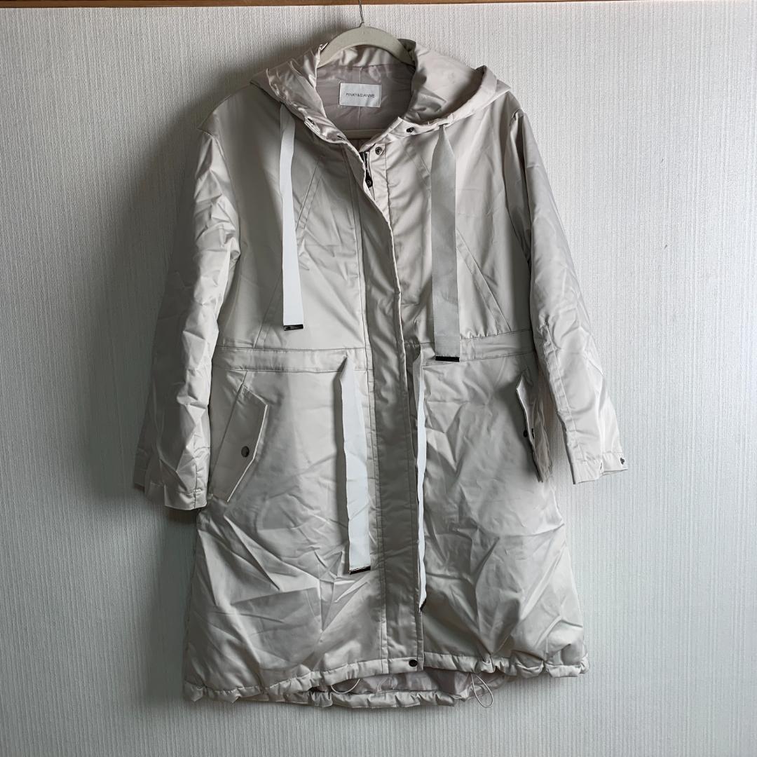 ピンキーアンドダイアン ★ 中綿オーバーフーディコート ベージュ