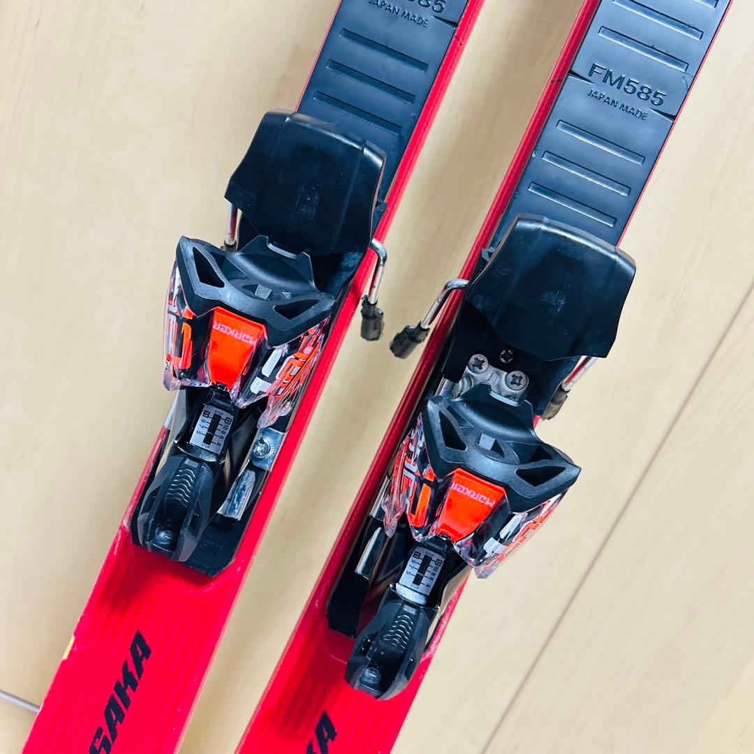 【美品】OGASAKA KEO’S KS SA 165cmスキー板 プレート付き