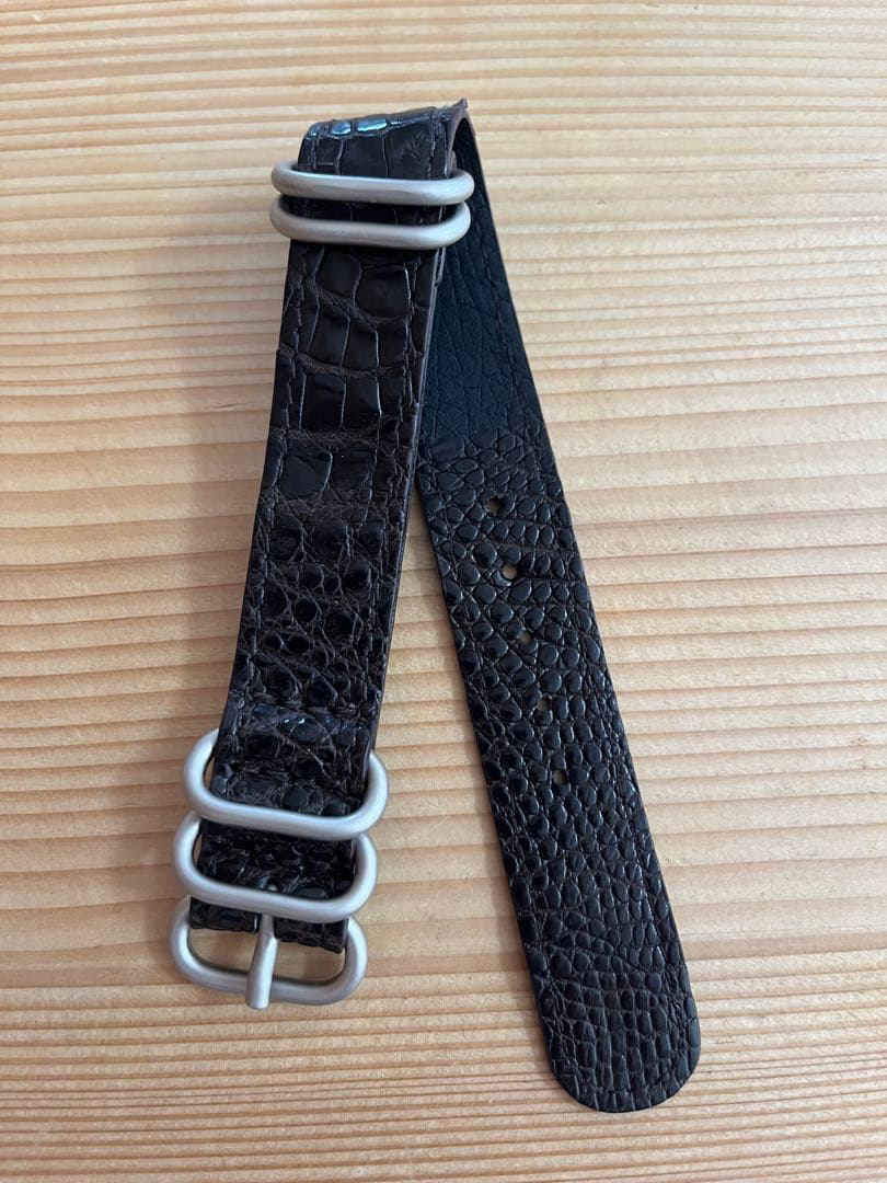 THESOLE クロコダイル NATOベルト 腕時計