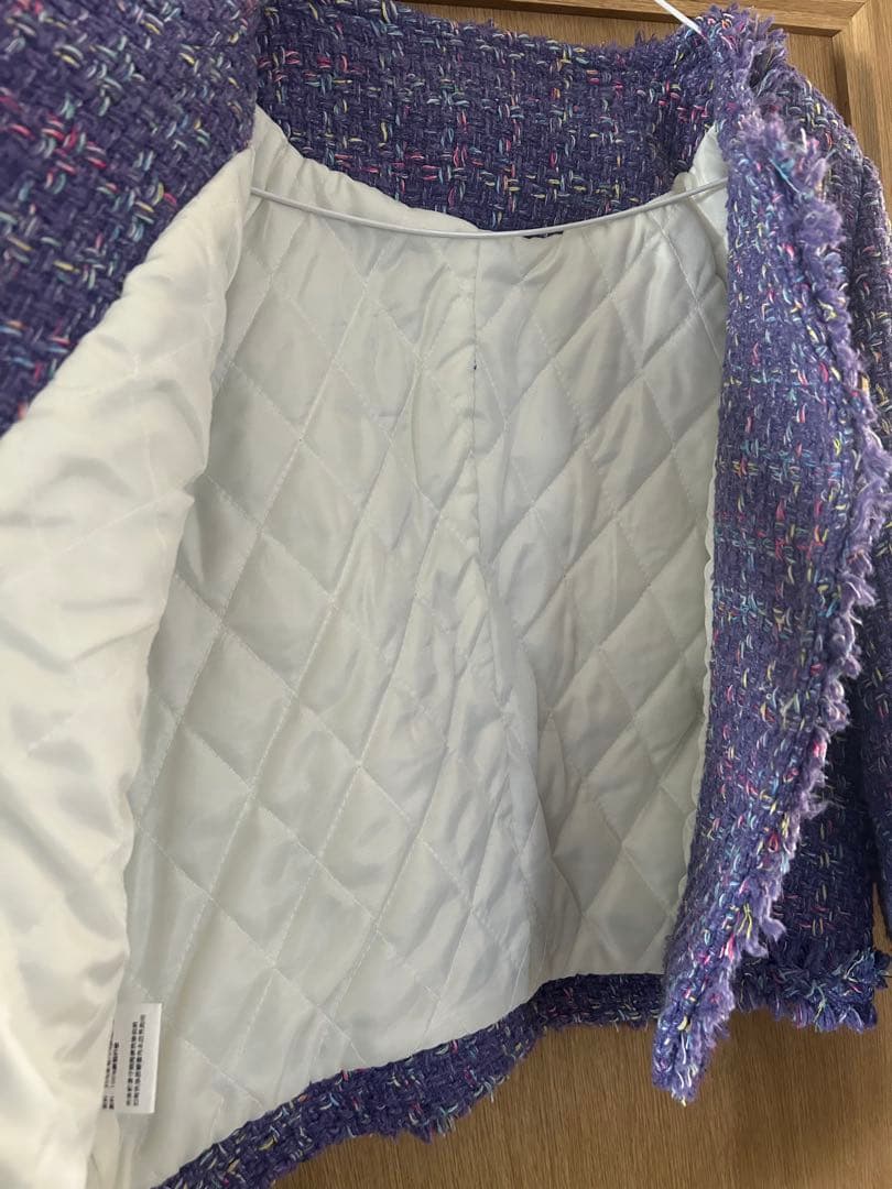 シャネルLOGOツイード ジャケット