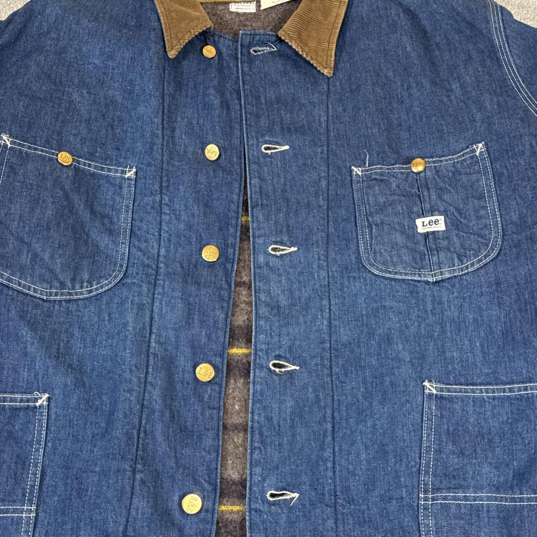 70s Lee 81-LJ ヴィンテージ デニムカバーオールブランケット 44R