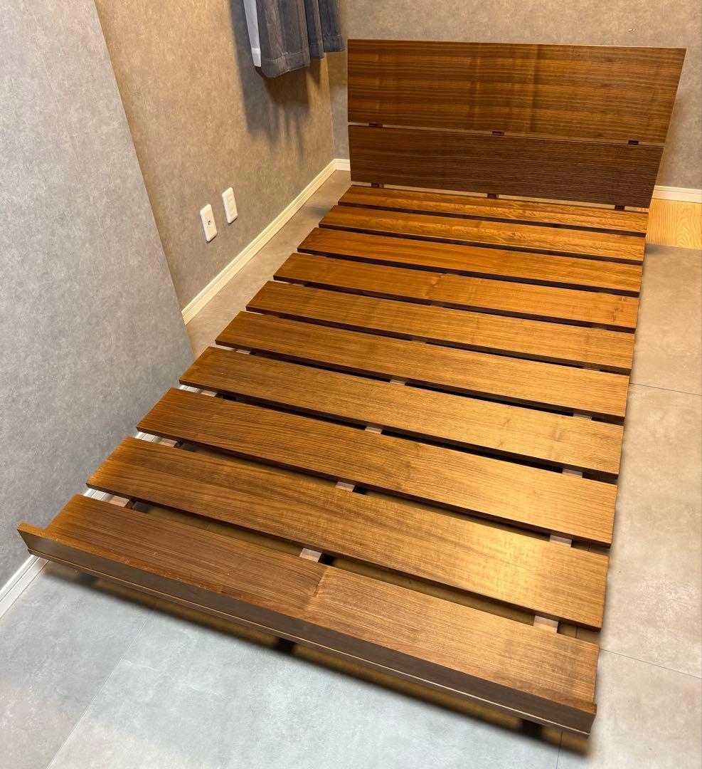 ニトリ　ベッドフレーム　ローベッド　セミダブル