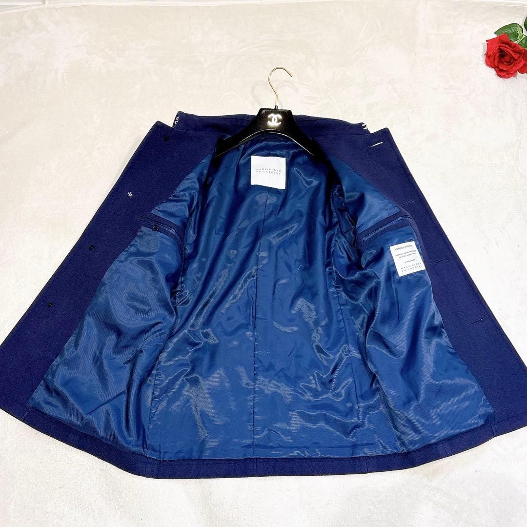 新品同様✨　マッキントッシュ　ピーコート　ネイビー　ウール　40