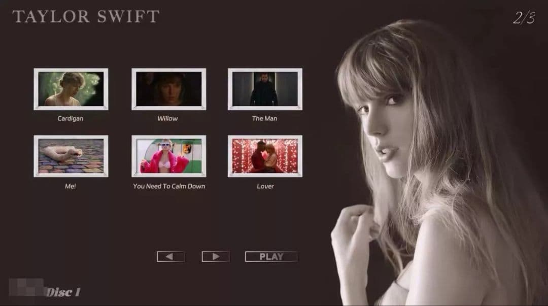 ミュージック Taylor Swift Official Music Video Clips