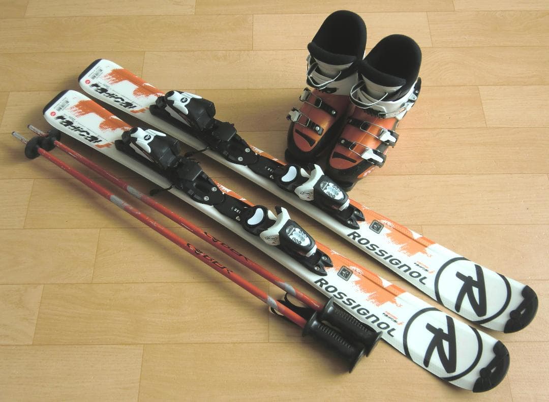 ■■11月限定■送料無料■ロシニョール■子供用スキーセット■100/19.5■■