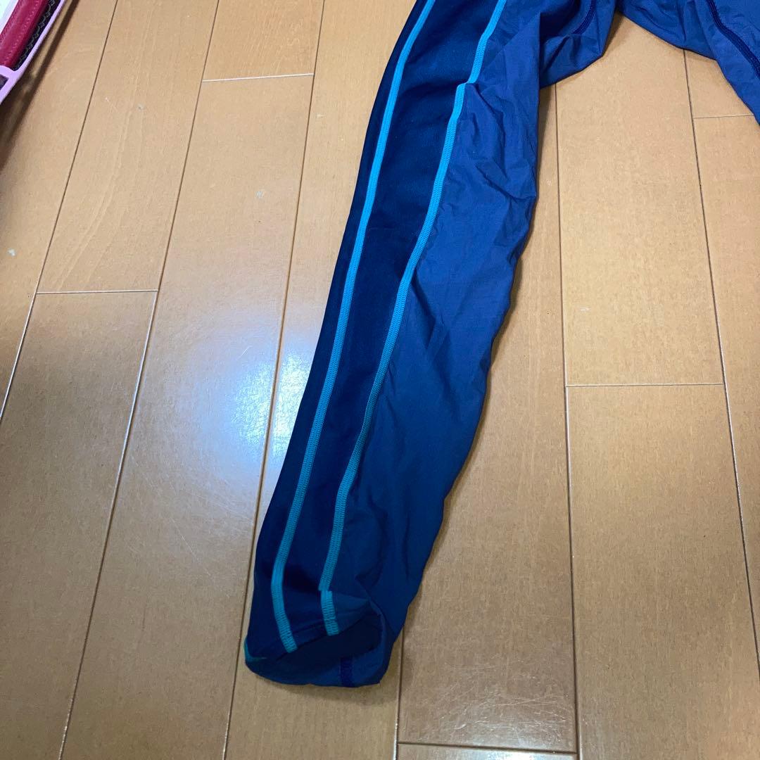 speed スピード　競泳用水着　ロングスパッツ Lサイズ　紺色　水色