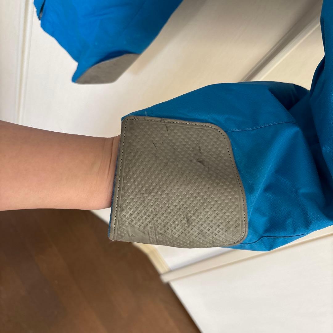 お値下げDESCENTEデサント★メンズスキーウェア上下セット★黒/青★サイズM