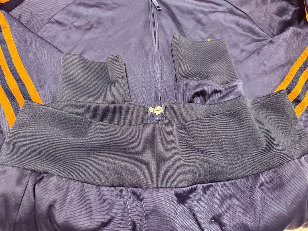 adidas トラックジャケット　ネイビー　オレンジ　セットアップ　ATP復刻