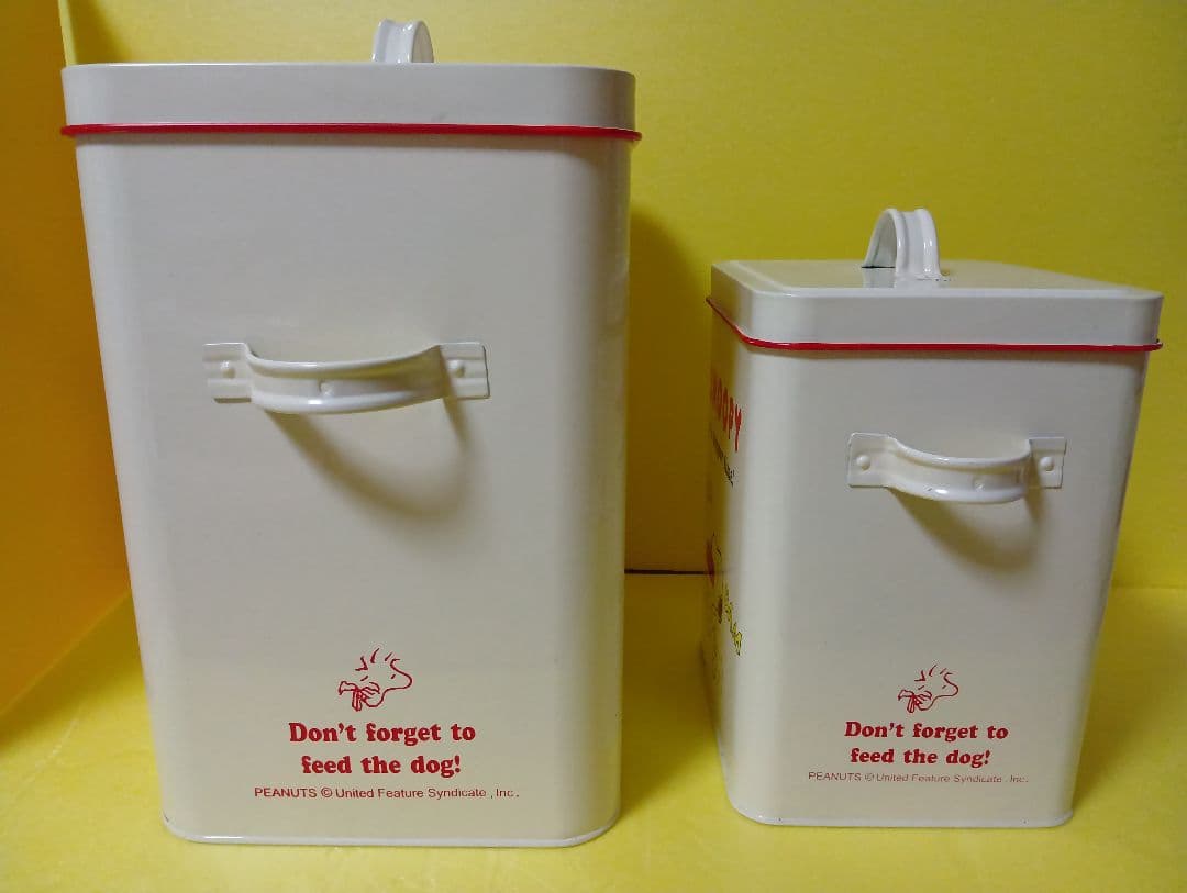 スヌーピー缶　大小2種類セット