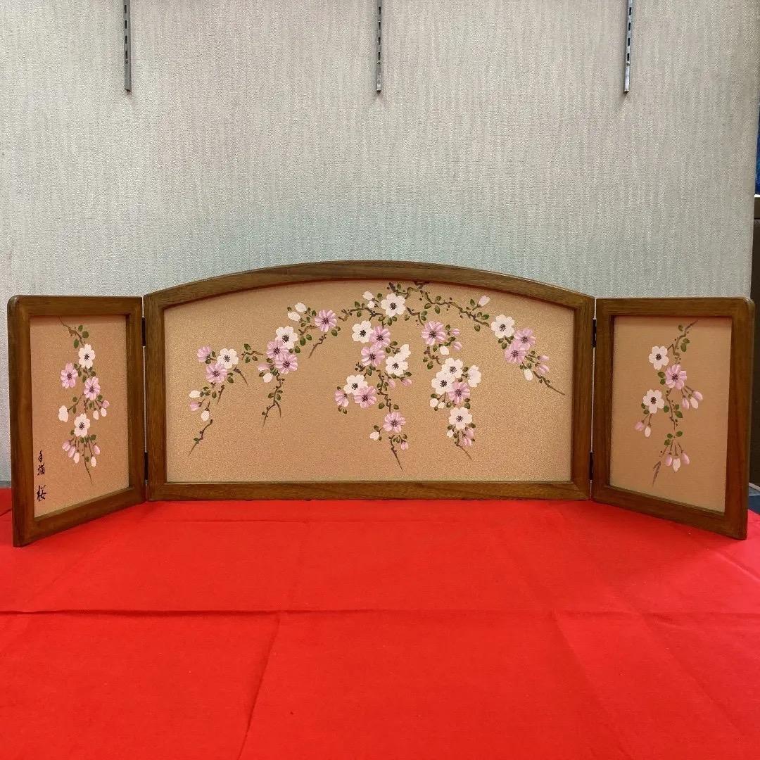 C4 高級桐三段　台のみ　屏風なし　 巾90㎝位　雛三段飾り　雛人形台