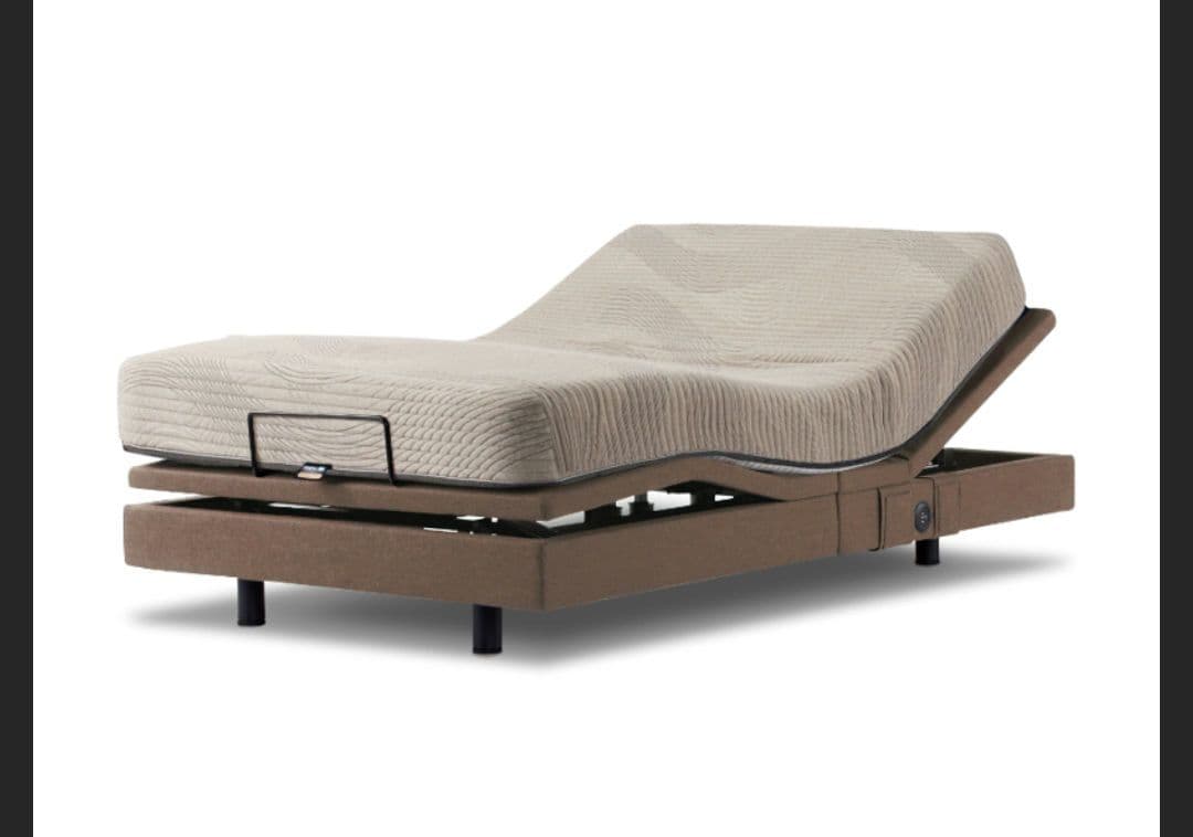 シモンズ 電動 ベッド 手すり付き　シングル　フラットⅡ