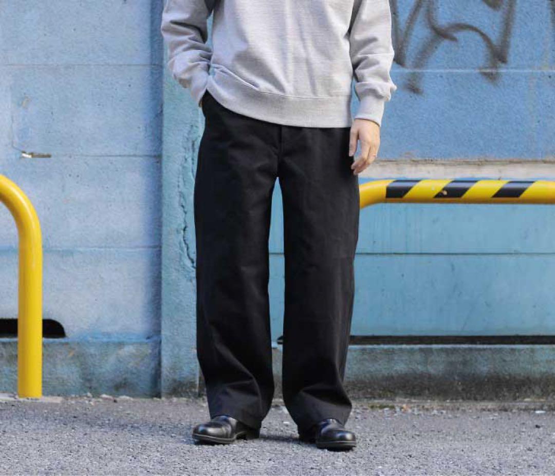 【定価以下】 ulterior 備前1号ツイル ミリタリーワイドトラウザーズ