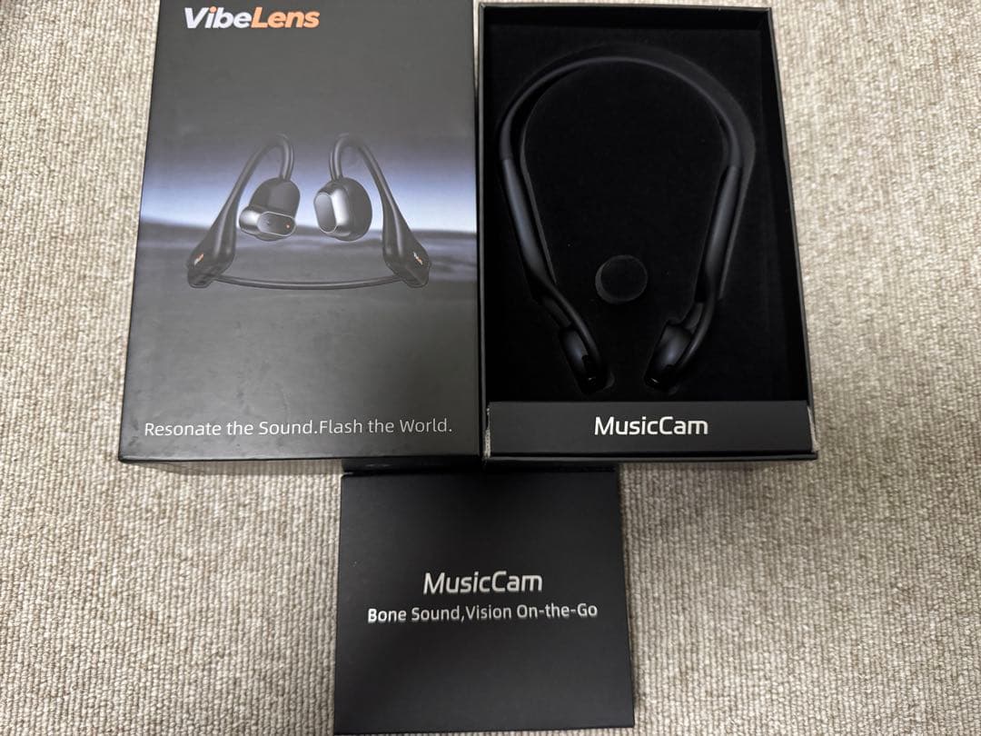 C*R様 VibeLens AI・カメラ搭載型ワイヤレスイヤホン【MusicCa