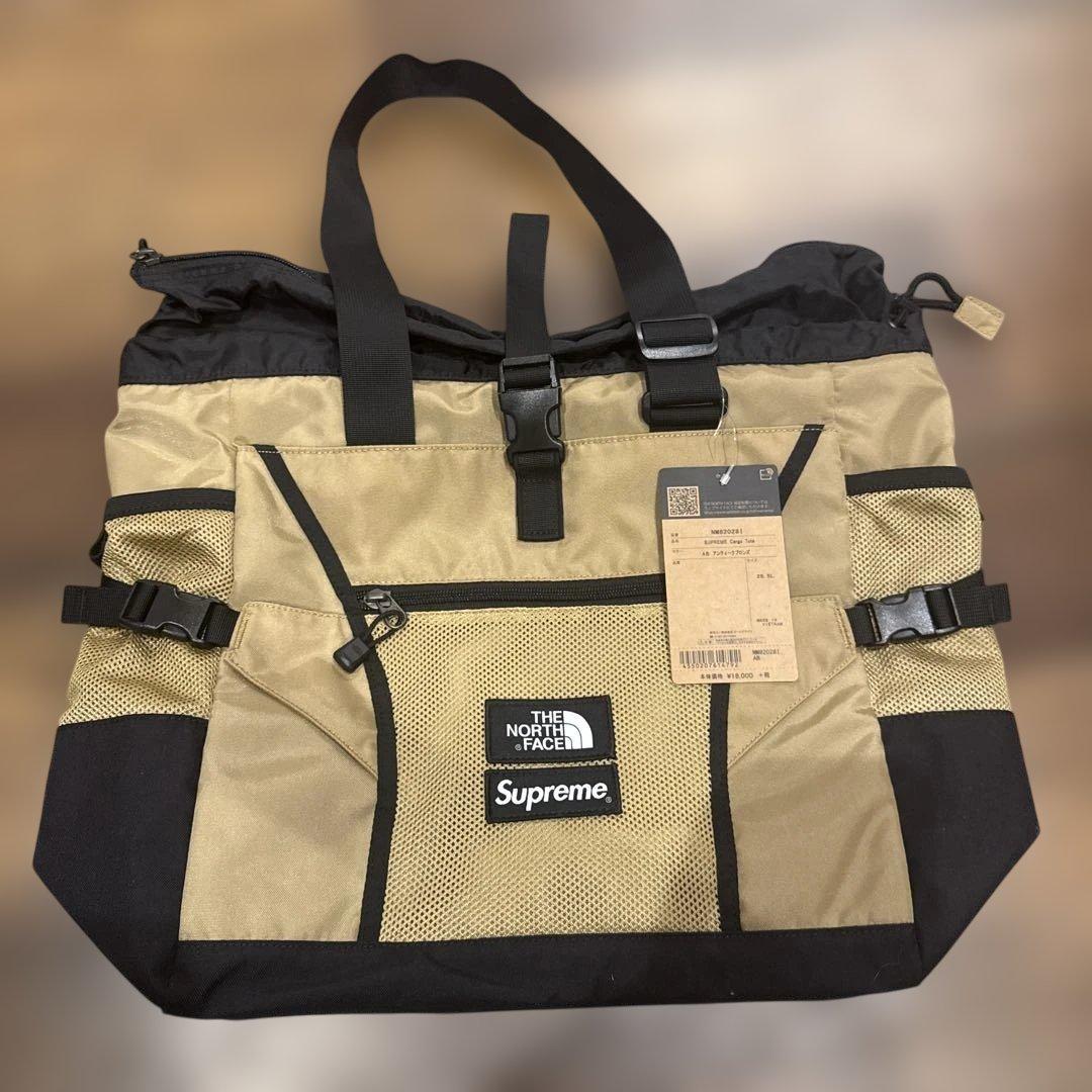 新品未使用　Supreme✖️ THE NORTH FACEトートバッグ ベージュ
