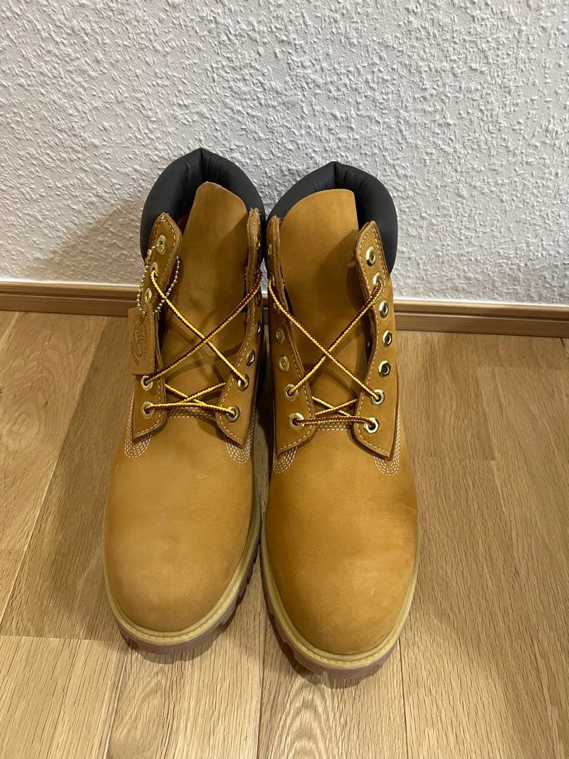 Timberland ベージュ ハイカットブーツ 箱付き