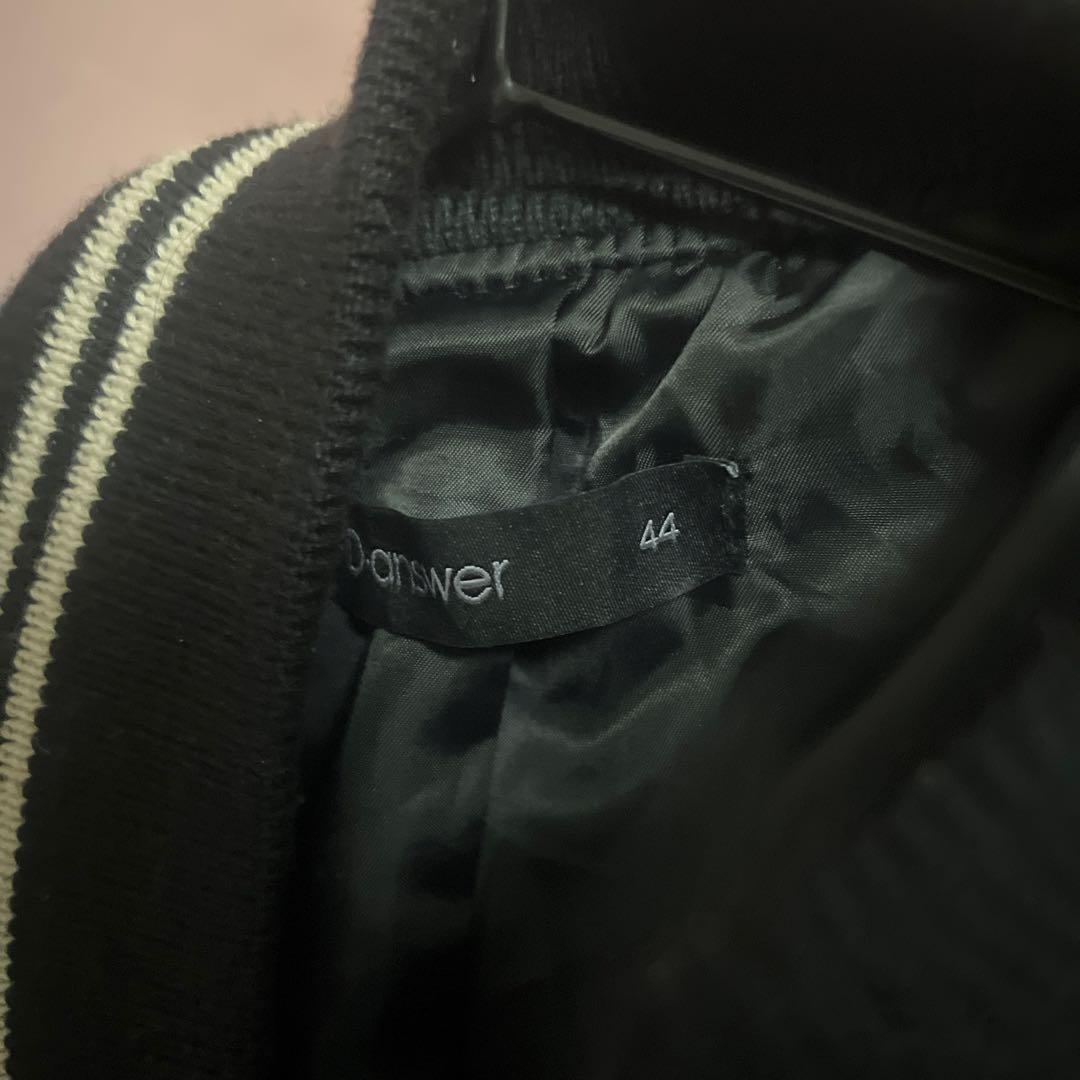 D.answer テディジャケット スタジャン