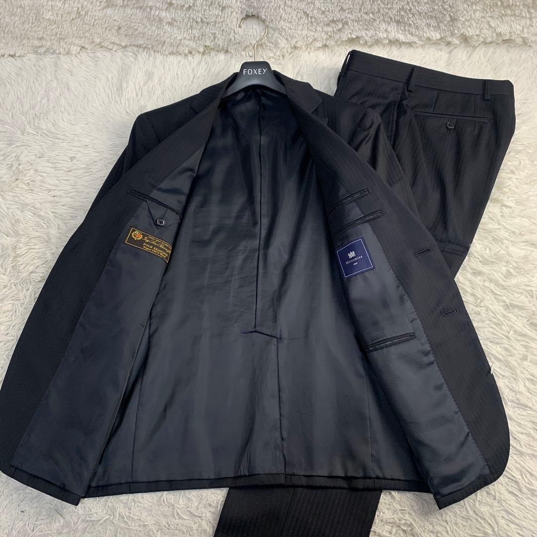 【極美品】MITSUMINE スーツセットアップ ロロピアーナ生地 Mサイズ