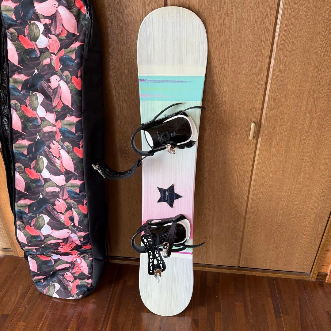 FOR PURE ENJOYMENT スノーボード ロキシー袋付き