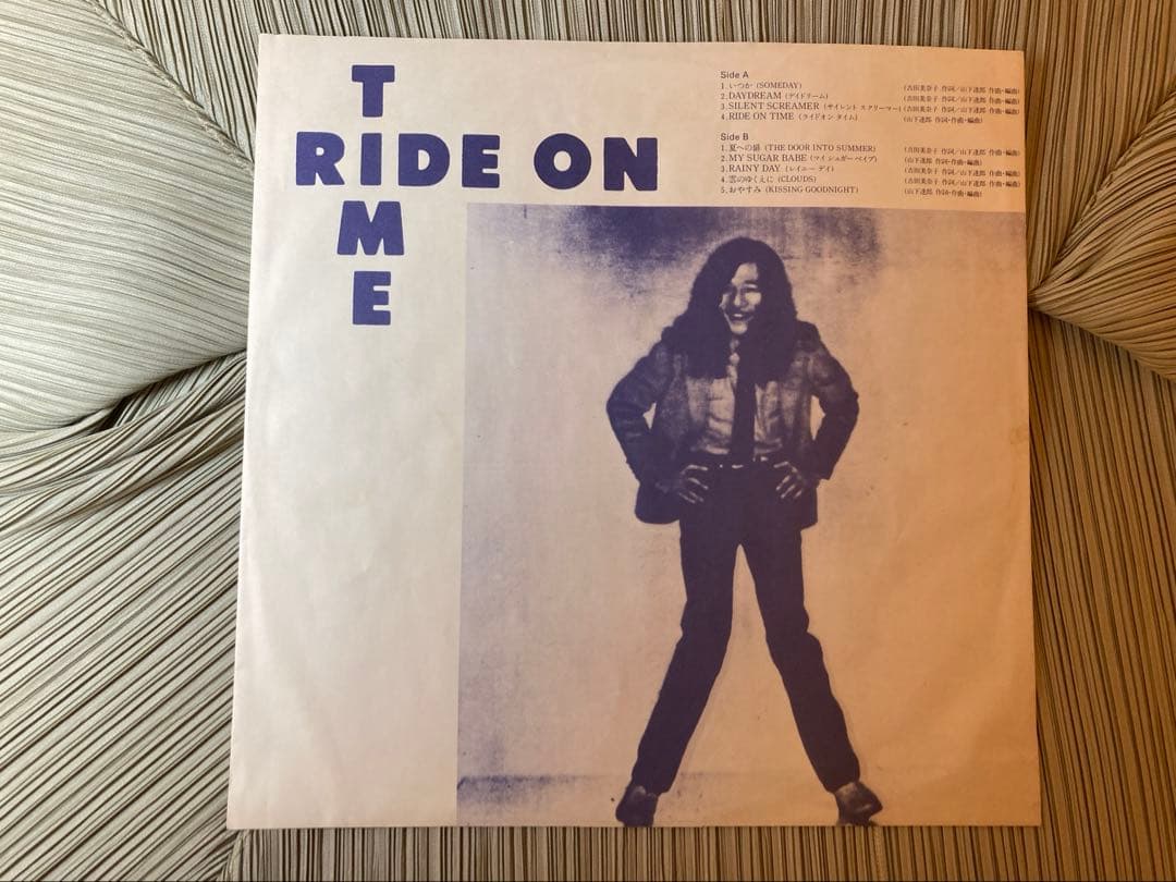 山下達郎「 RIDE ON TIME」超希少プロモ見本盤/全面帯付き