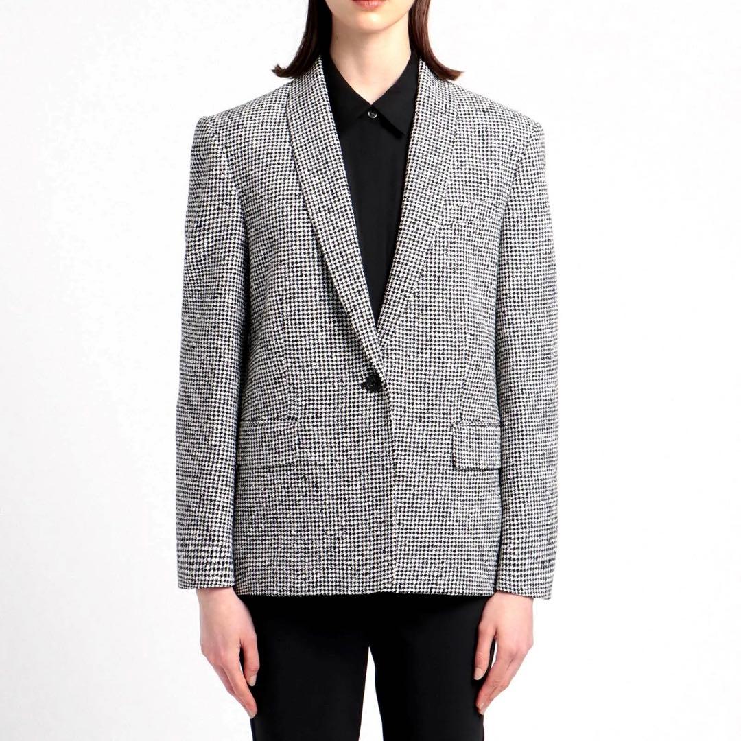 23AW 極美品 セオリー ジャケット 千鳥格子 テーラード