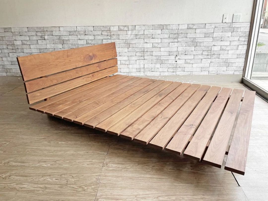 【廃盤・希少】ACTUS ベッドフレーム クイーン GLAN（グラン）