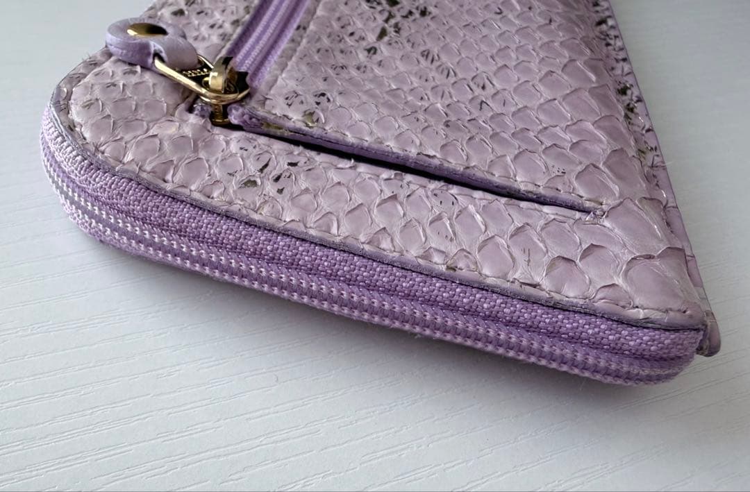 ATAO 長財布 ラベンダー　slimo(スリモ)パイソンリュクス　2022限定