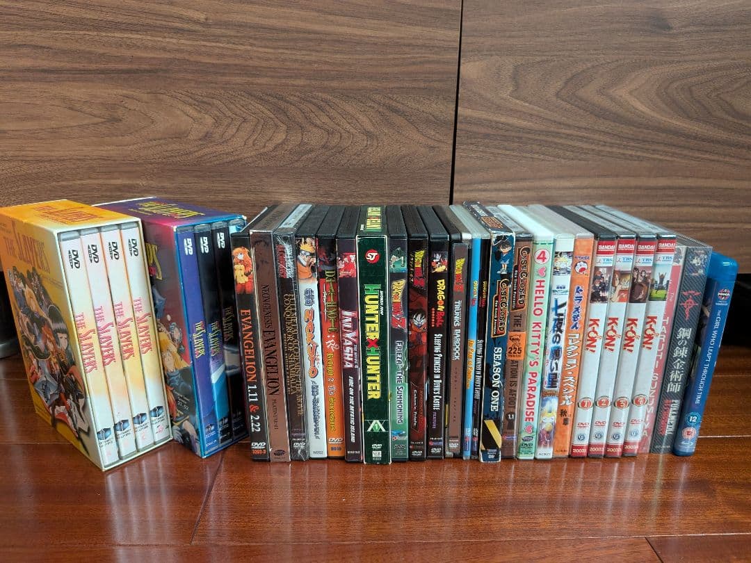 英語版アニメ DVD セット スレイヤーズ エヴァンゲリオン ナルト等