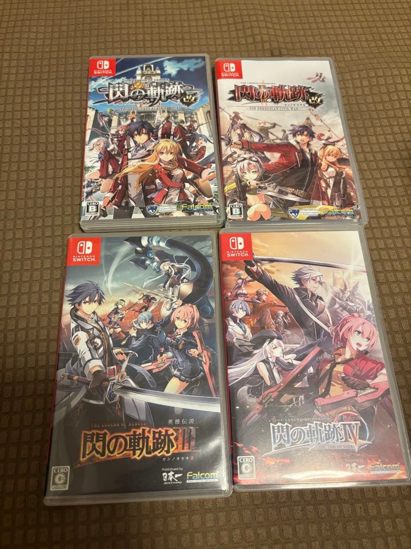 【ニンテンドーSwitch】英雄伝説 閃の軌跡Ⅰ〜Ⅳ 4本セット まとめ売り