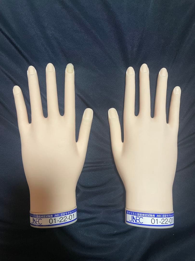 ネイルアート用手型マネキンとステッカーセット　認定モデルハンド