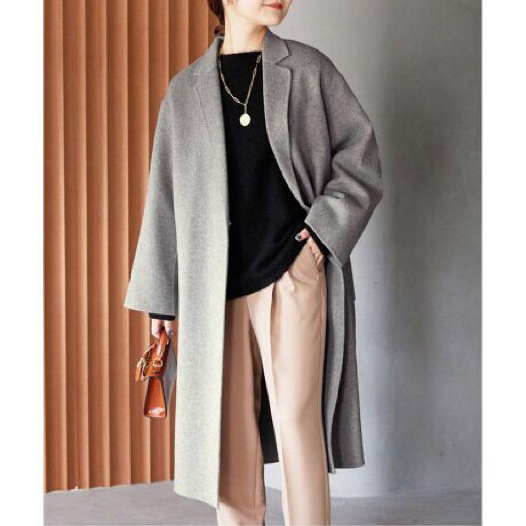 ♡新品　スローブイエナ　HAMILTONダブルフェイスロングチェスターコート