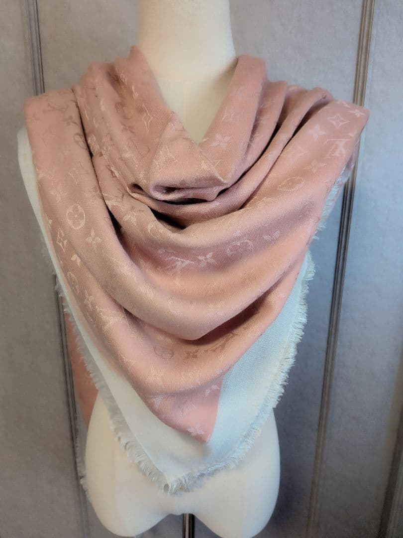 【LOUIS VUITTON】シルク×ウール ストール 大判☆