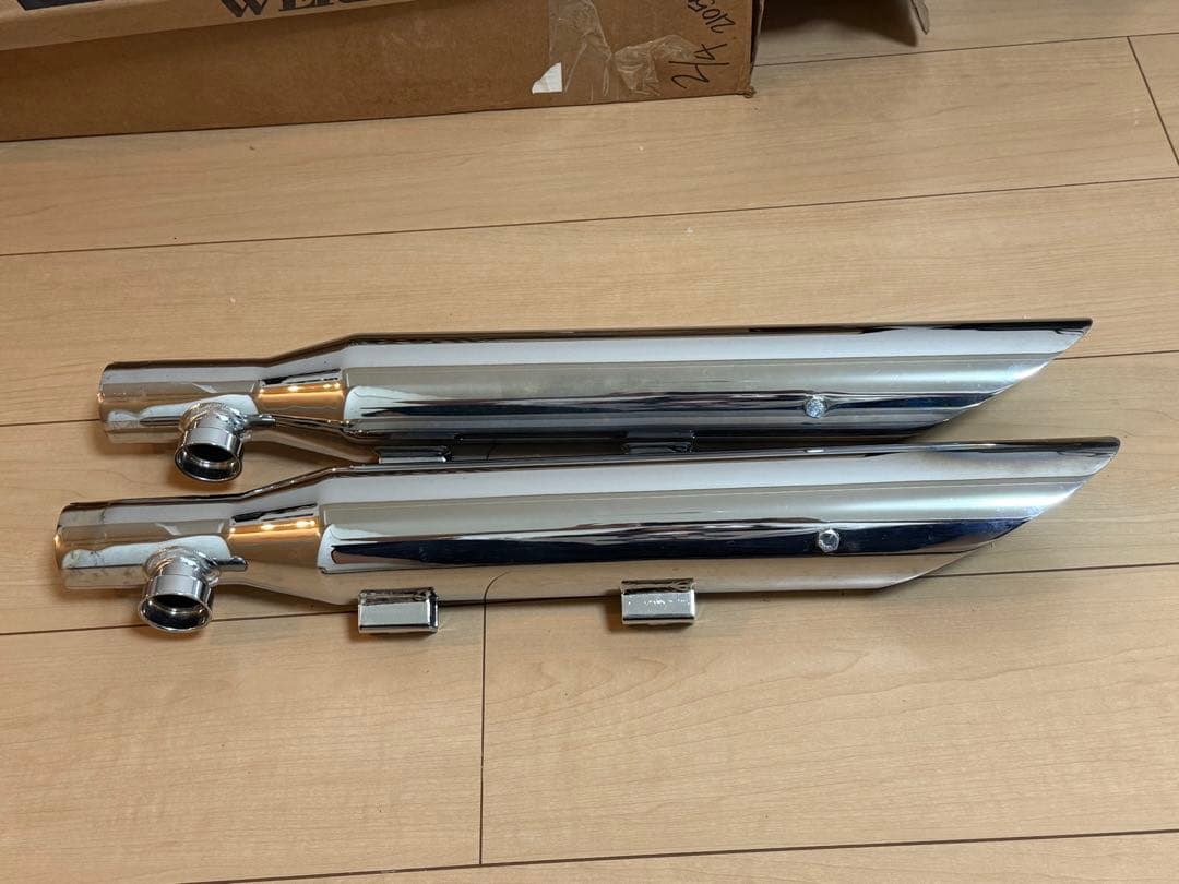 【スポスタ】　クロームワークス3インチスリップオンマフラー　ボローニャカット