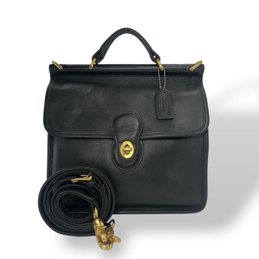 バッグ old coach 9927 2way shoulder bag BLACK