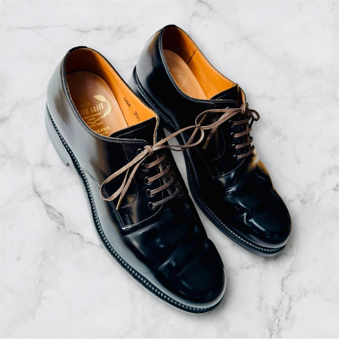 【美品】スコッチグレイン ネイキッド ブラック604 SCOTCH GRAIN