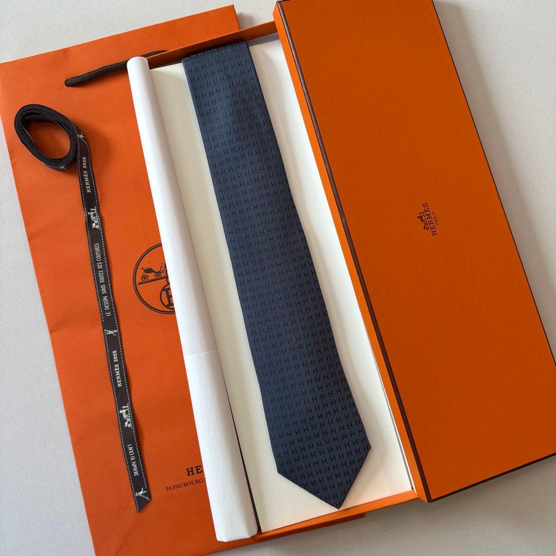 専用です。　　　エルメス ネクタイ 《ファソネ H》 7 cm 新品 未使用