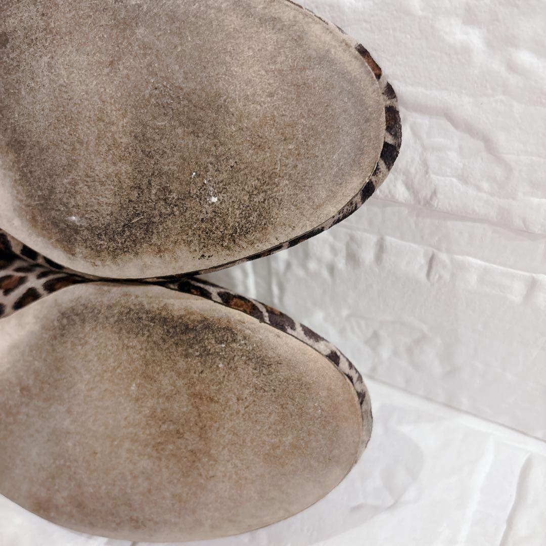 repetto レオパード柄 バレエシューズ ベルベット　　ベロア 37