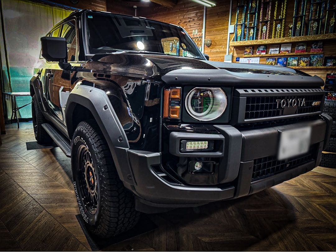 ①ランドクルーザー250 カウルトップ　フロント　リアバンパー　ラプターライナー